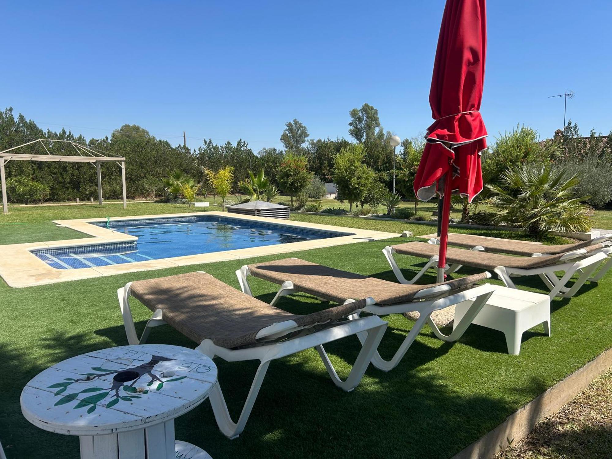 Villa Ole Tu Andalucia à Sanlúcar la Mayor Extérieur photo